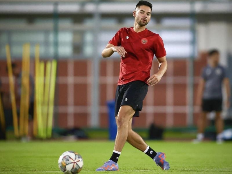 Sandy Walsh sedang mengikuti sesi latihan.