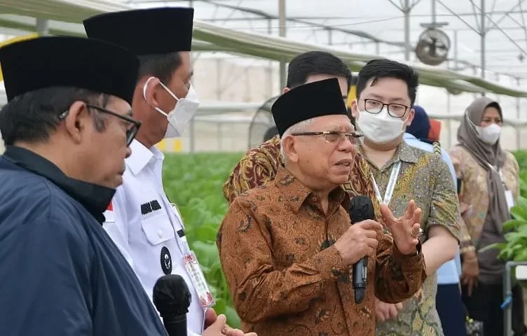 Wakil Presiden Ma'ruf Amin dalam kunjungan kerja ke Batam, Kepri