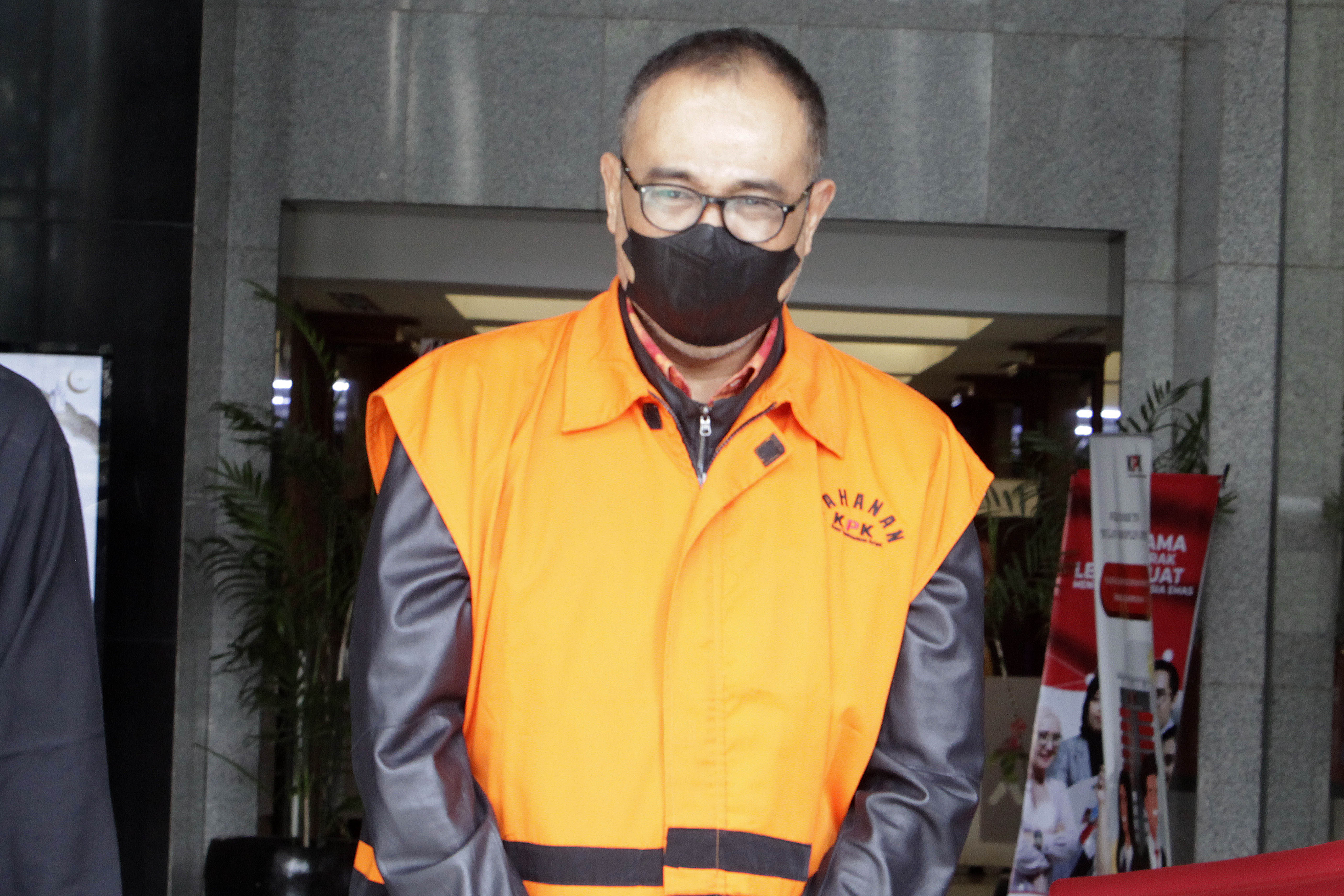 Tersangka mantan pejabat eselon III kabag umum Kanwil Ditjen Pajak Jakarta Selatan II, Rafael Alun Trisambodo.