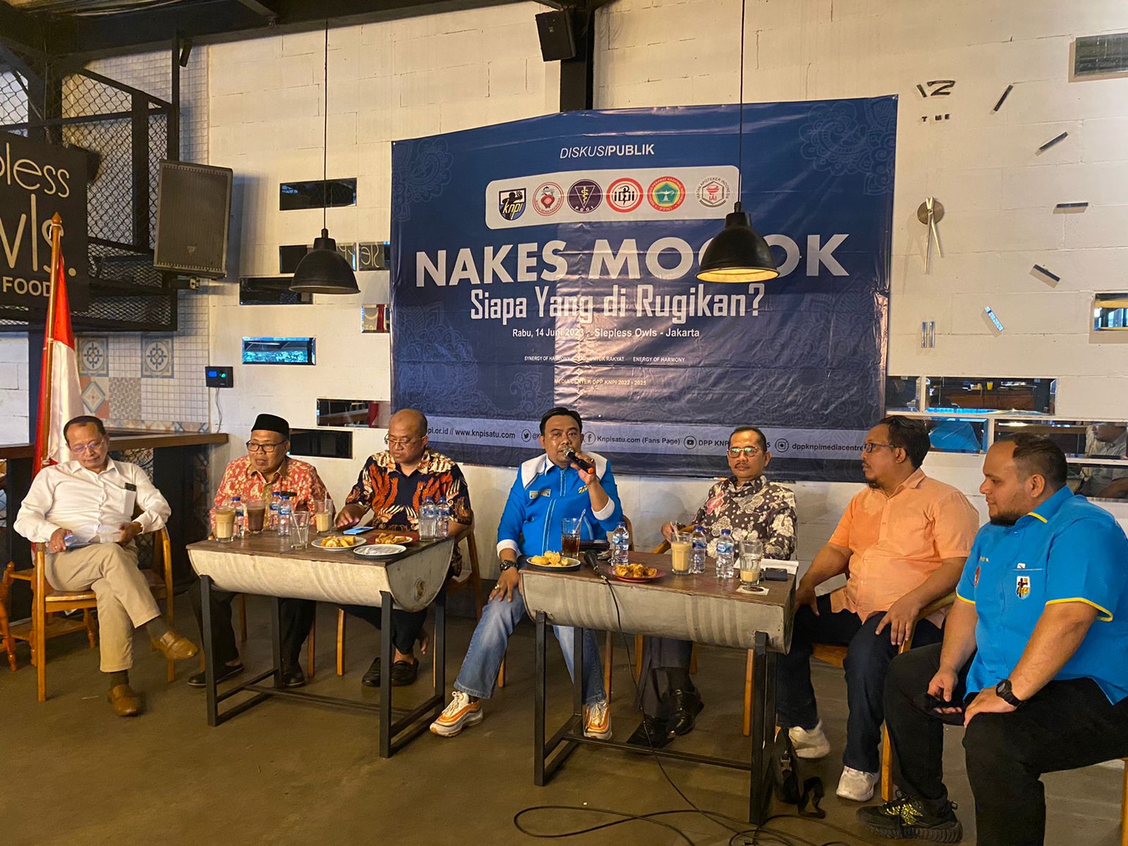 Diskusi bertema Nakes Mogok, Siapa yang Dirugikan, digelar KNPI bersama sejumlah organisasi kesehatan