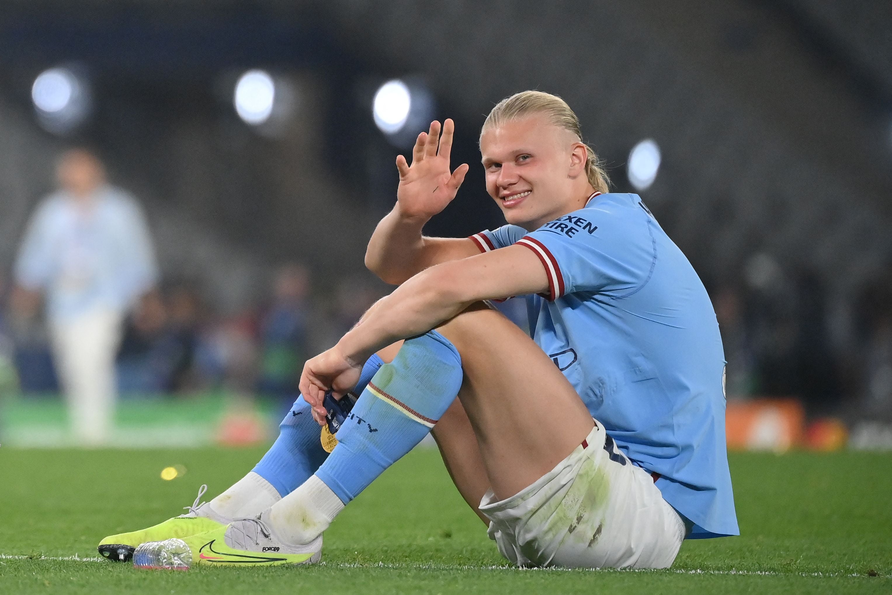 Penyerang Manchester City Erling Haaland