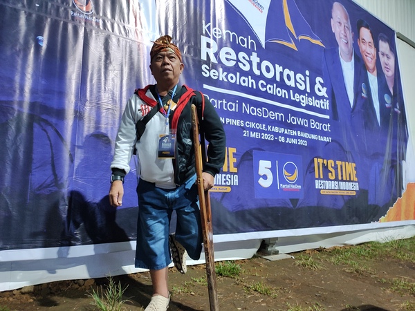 Dedi Santoso, bacaleg disabilitas dari partai NasDem