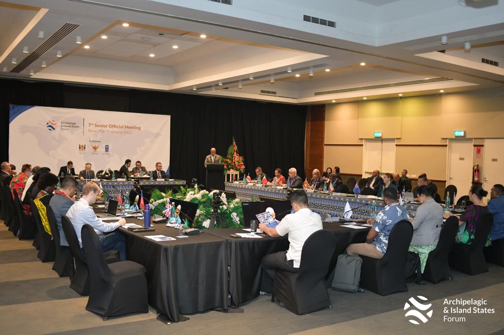 Sidang Pejabat Tinggi atua Senior Official Meeting (SOM) ke-7 di Suva, Fiji, pada Rabu (7/6/ 2023).