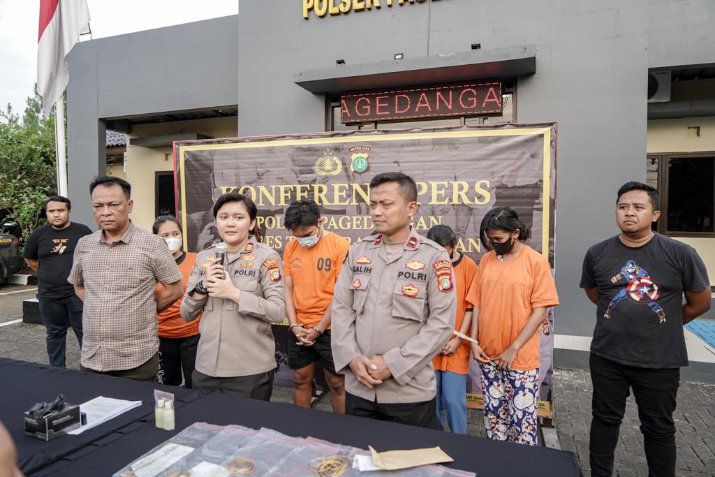 Kapolsek Pagedangan Polres Tangsel, AKP Seala Syah Alam.