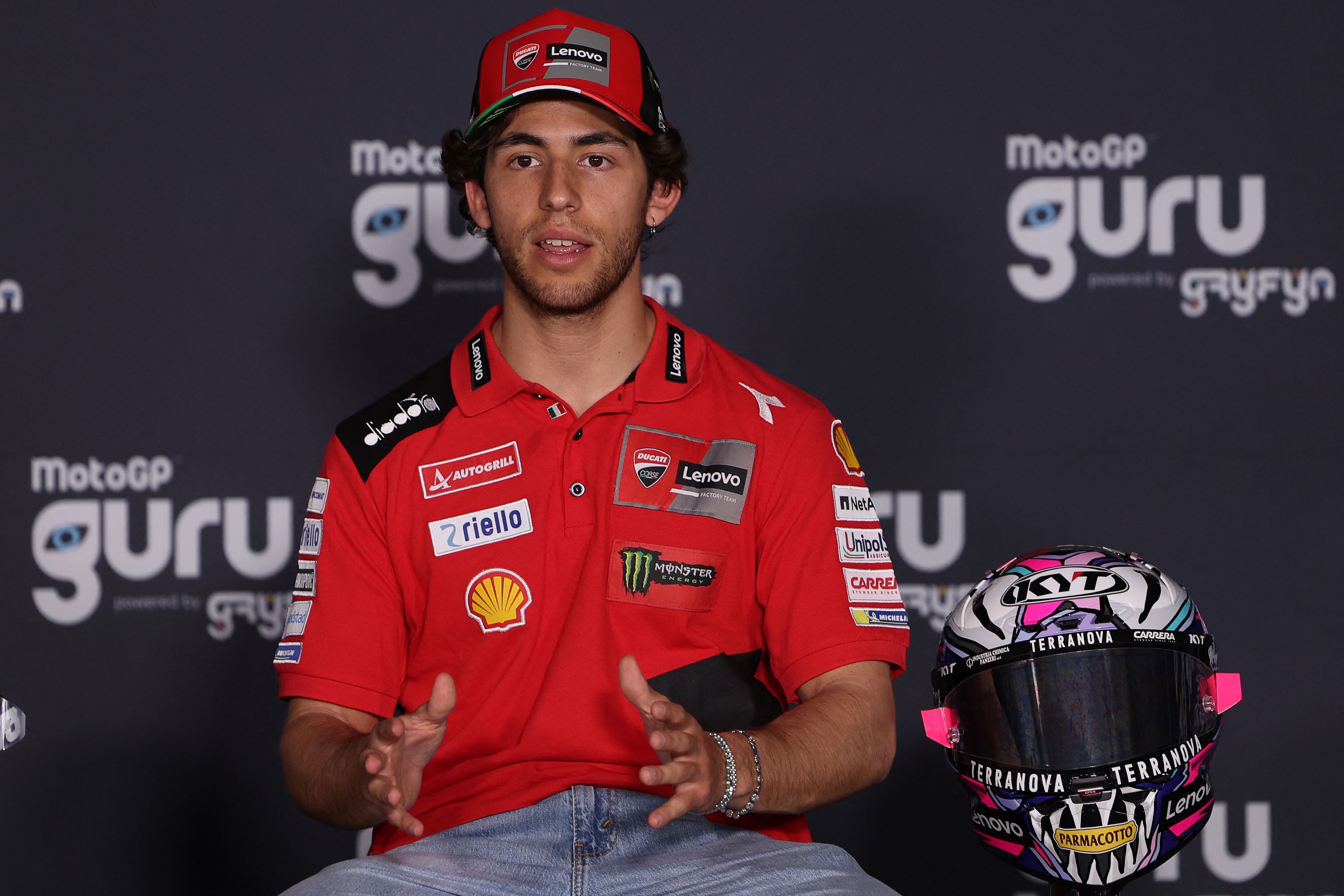 Pembalap Ducati Enea Bastianini