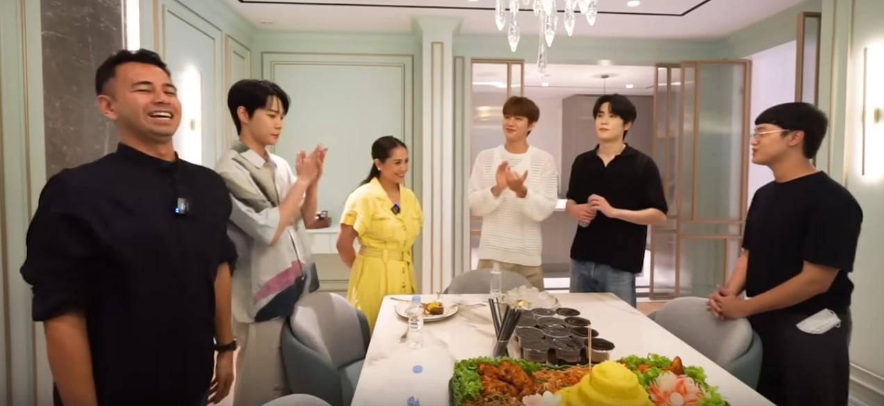 KEDATANGAN NCT DoJaeJung ke rumah baru Raffi Ahmad dan Nagita Slavina.