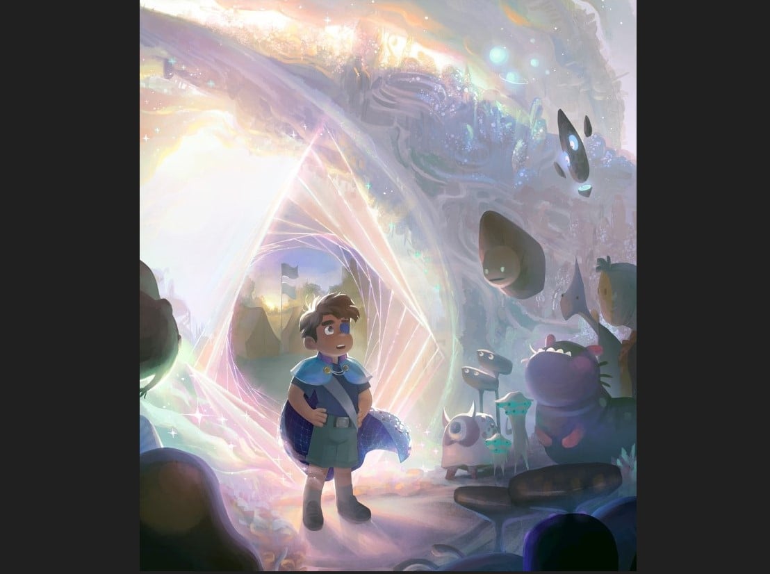 Poster film animasi Elio