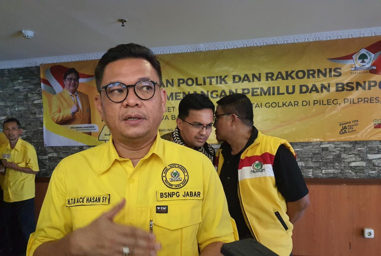 Ketua Partai Golkar Jawa Barat TB Ace Hasan Syadzil 