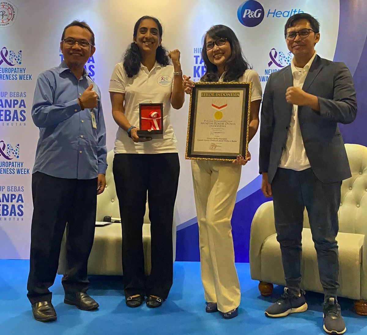 Deteksi Risiko Neuropati Terbanyak, P&G Health Raih Rekor MURI