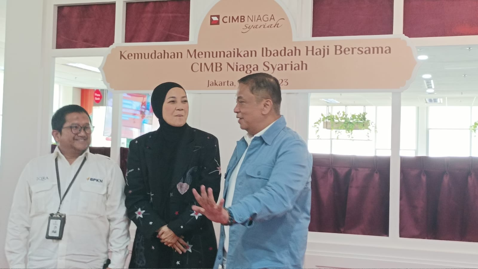 Diskusi Media tentang langkah CIMB Niaga menghadirkan kemudahan dalam menjalankan ibadah Haji.