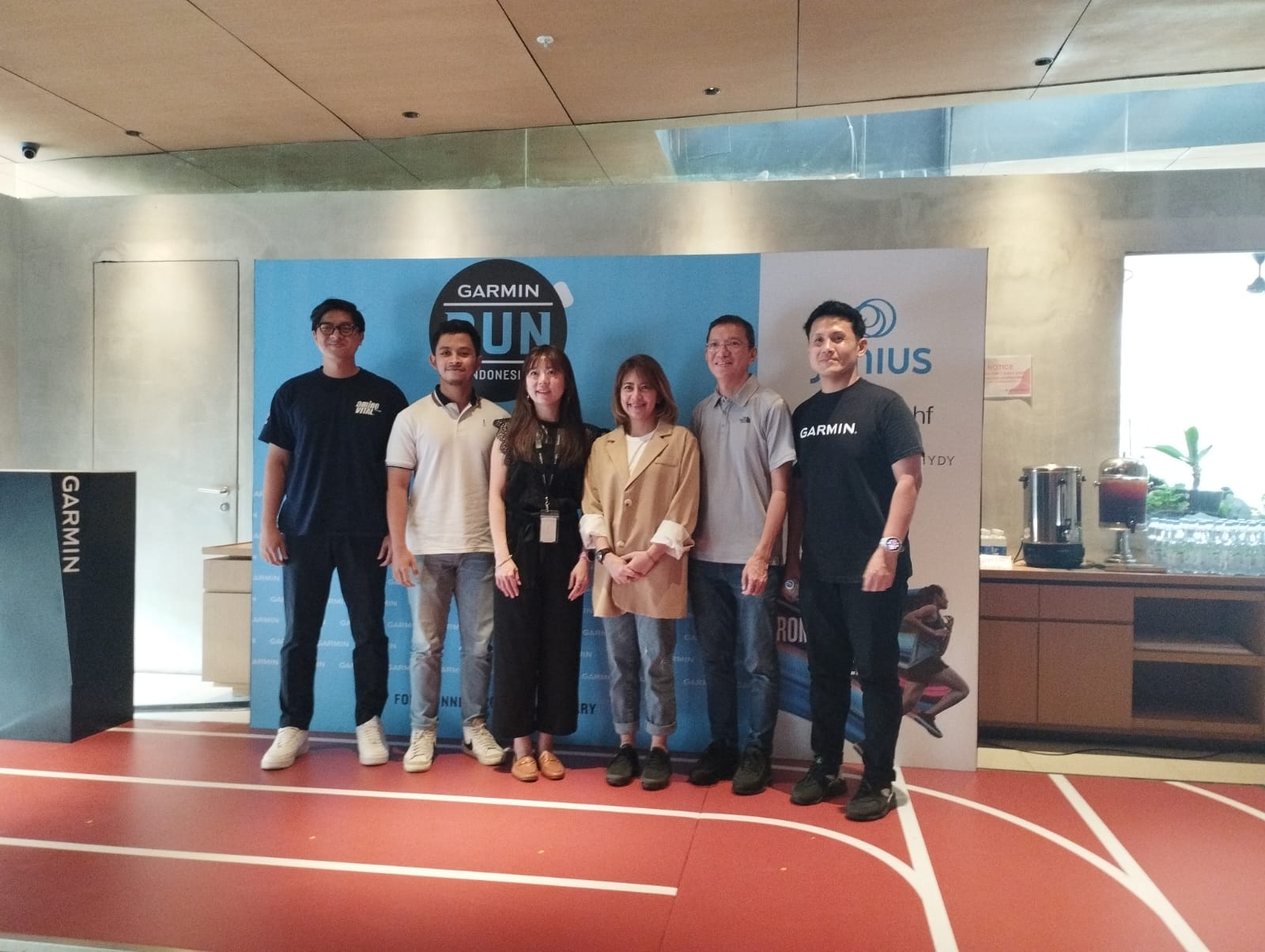 Konferensi pers tentang Garmin Run