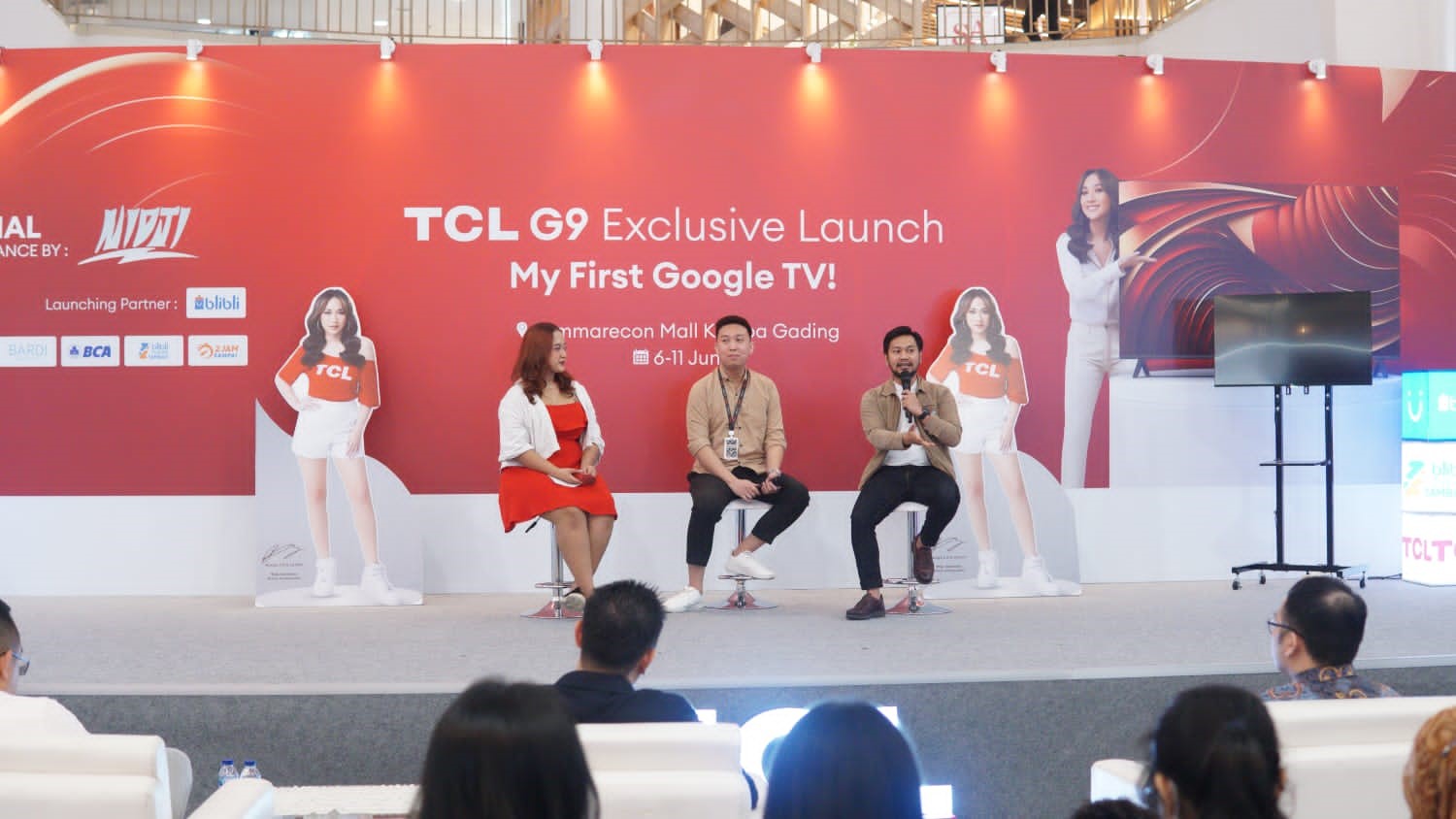 Acara TCL G9 Exclusive Launch My First Google TV di Summarecon Mall Kelapa Gading, Jakarta.