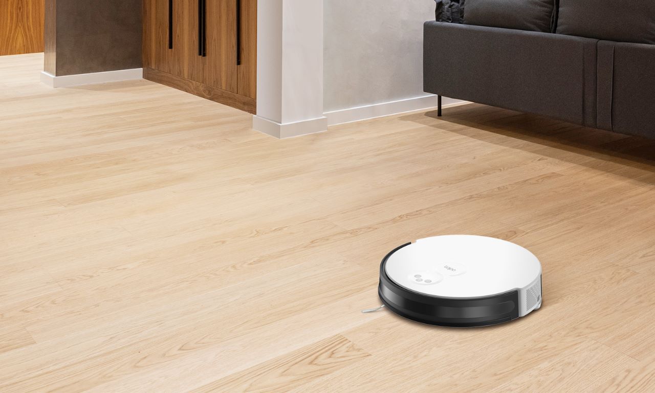 Robot vacuum cleaner didesain sebagai alat pembersih rumah yang didesain khusus untuk menyapu dan mengepel lantai.