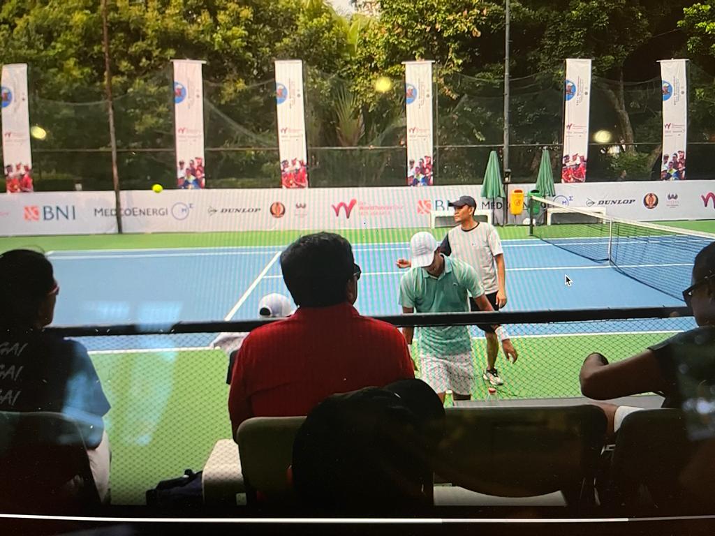 Final Seri Ke-4 Ganda Putra Tennis