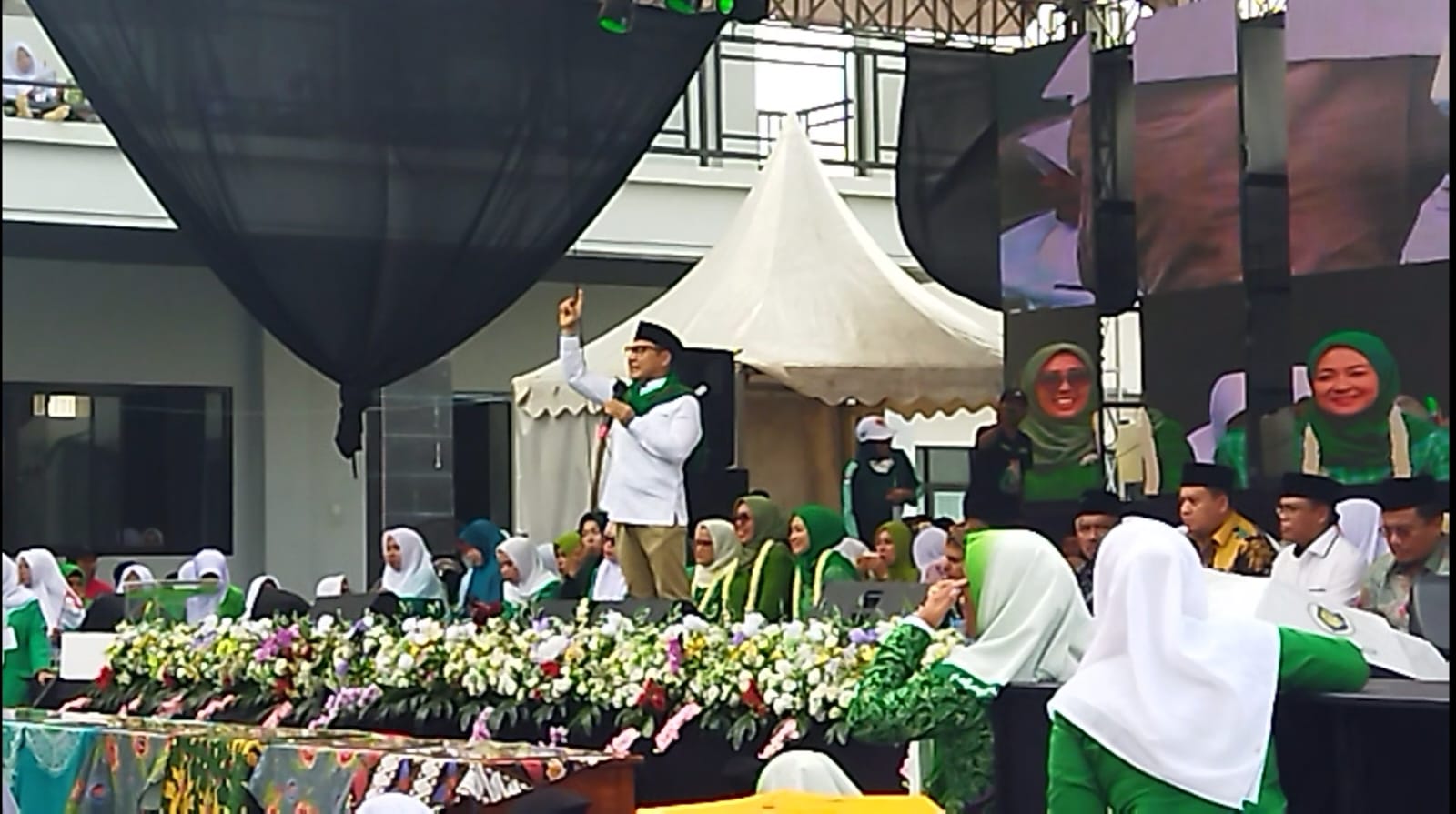 Ketua Umum PKB Muhaimin Iskandar di Brebes, Jawa Tengah
