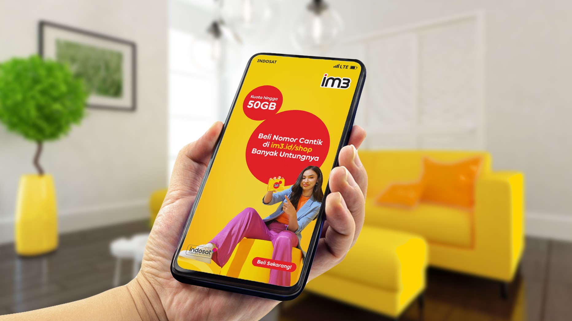 Pelayanan yang ada di im3.id/shop