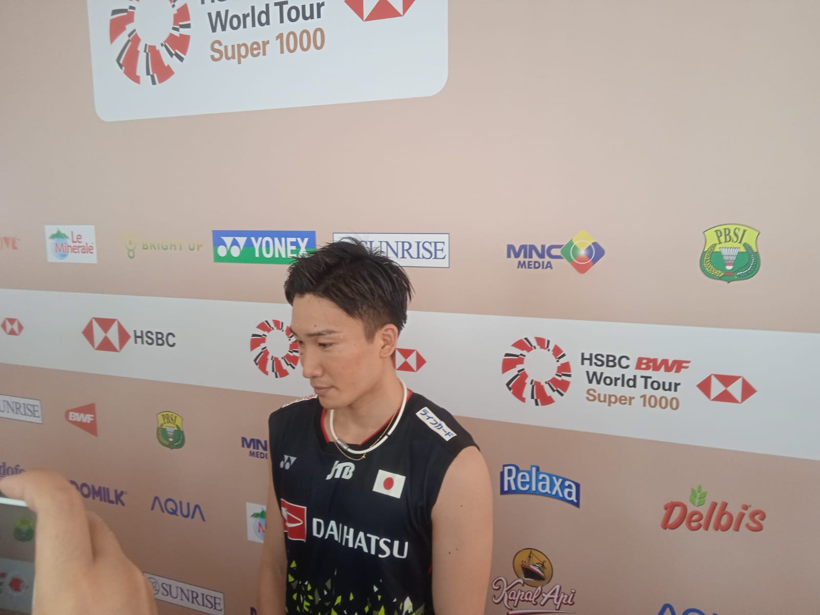 Atlet Badminton Kento Momota tersingkir di laga Indonesia terbuka 2023