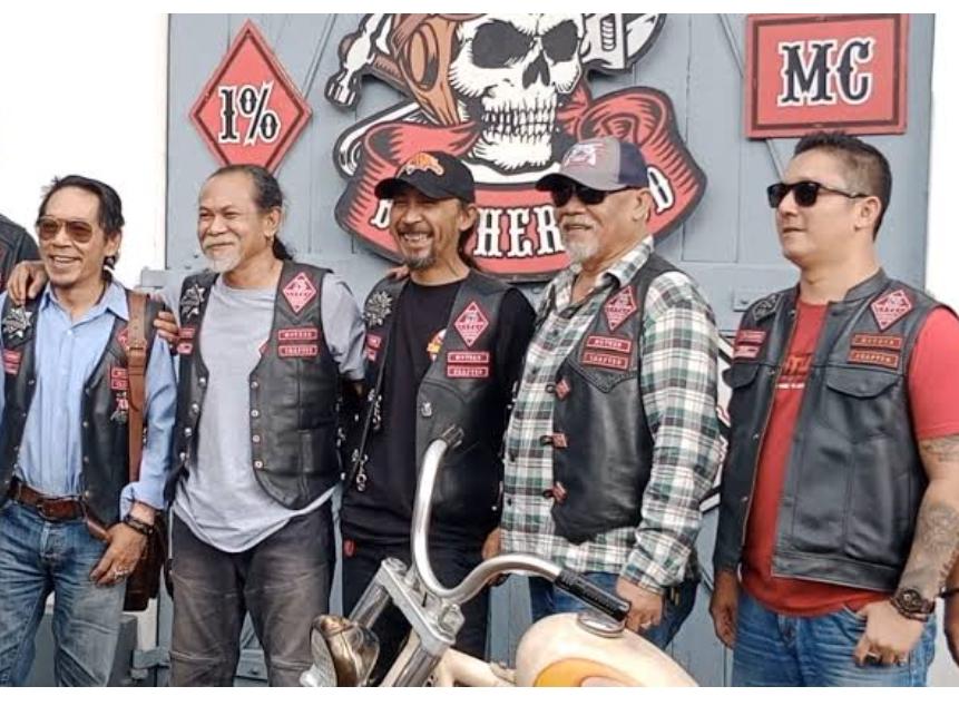 Para pemimpin dan tokoh Brotherhood 1% MC Indonesia 