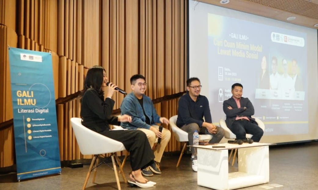 Kominfo Gelar Literasi Digital Meraup Cuan Lewat Media Sosial