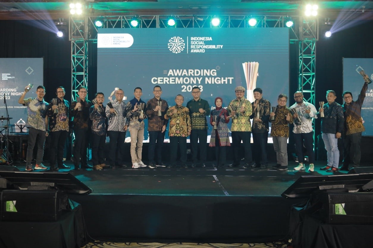 Indonesia Social Responsibility Award (ISRA) 2023 yang digelar di The Sunan Hotel, Surakarta, Kamis (22/6).