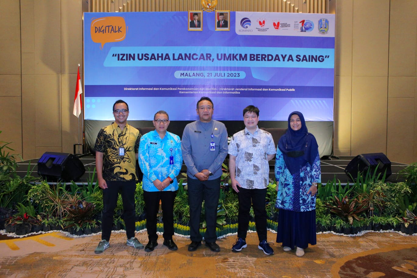 Para Pemateri Forum Digitalk di Malang, Jawa Timur