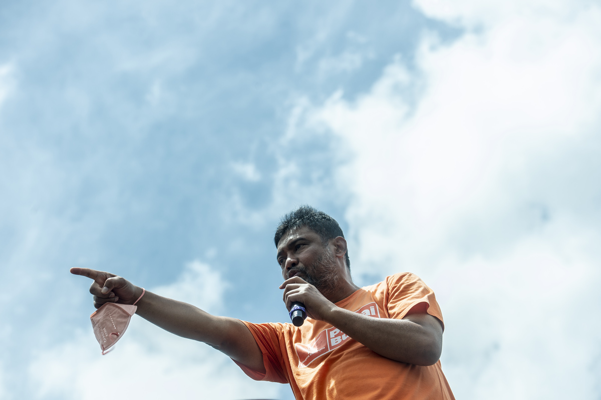 Presiden Konfederasi Serikat Pekerja Indonesia (KSPI) Said Iqbal