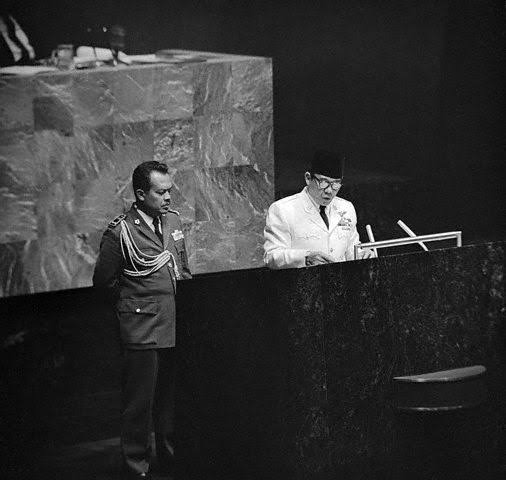 Presiden RI Ir Soekarno berpidato di Sidang Umum PBB 1960