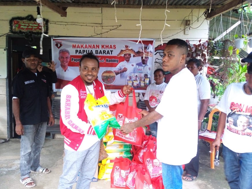 Kegiatan Sahabat Ganjar di Manokwari, Papua Barat