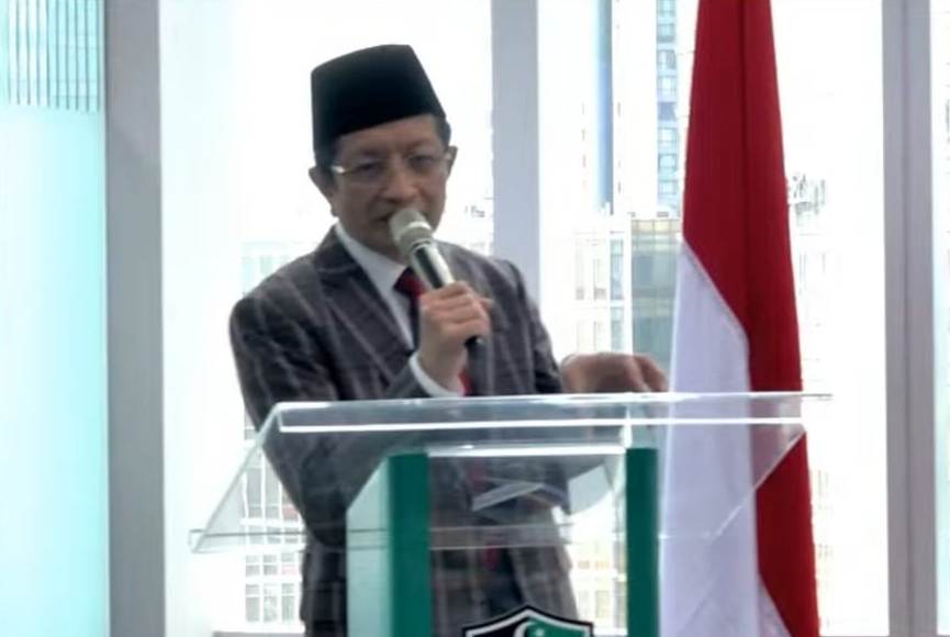 Imam Besar Masjid Istiqlal Prof. Dr. KH. Nasaruddin Umar. 