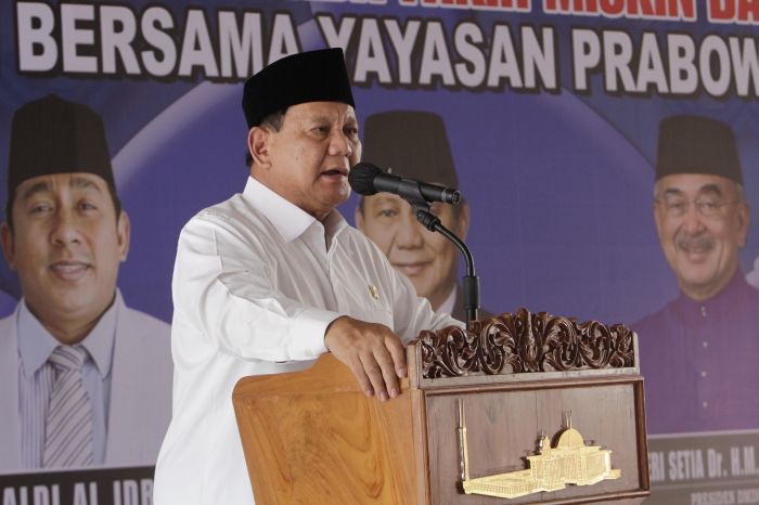 Menteri Pertahanan Prabowo Subianto