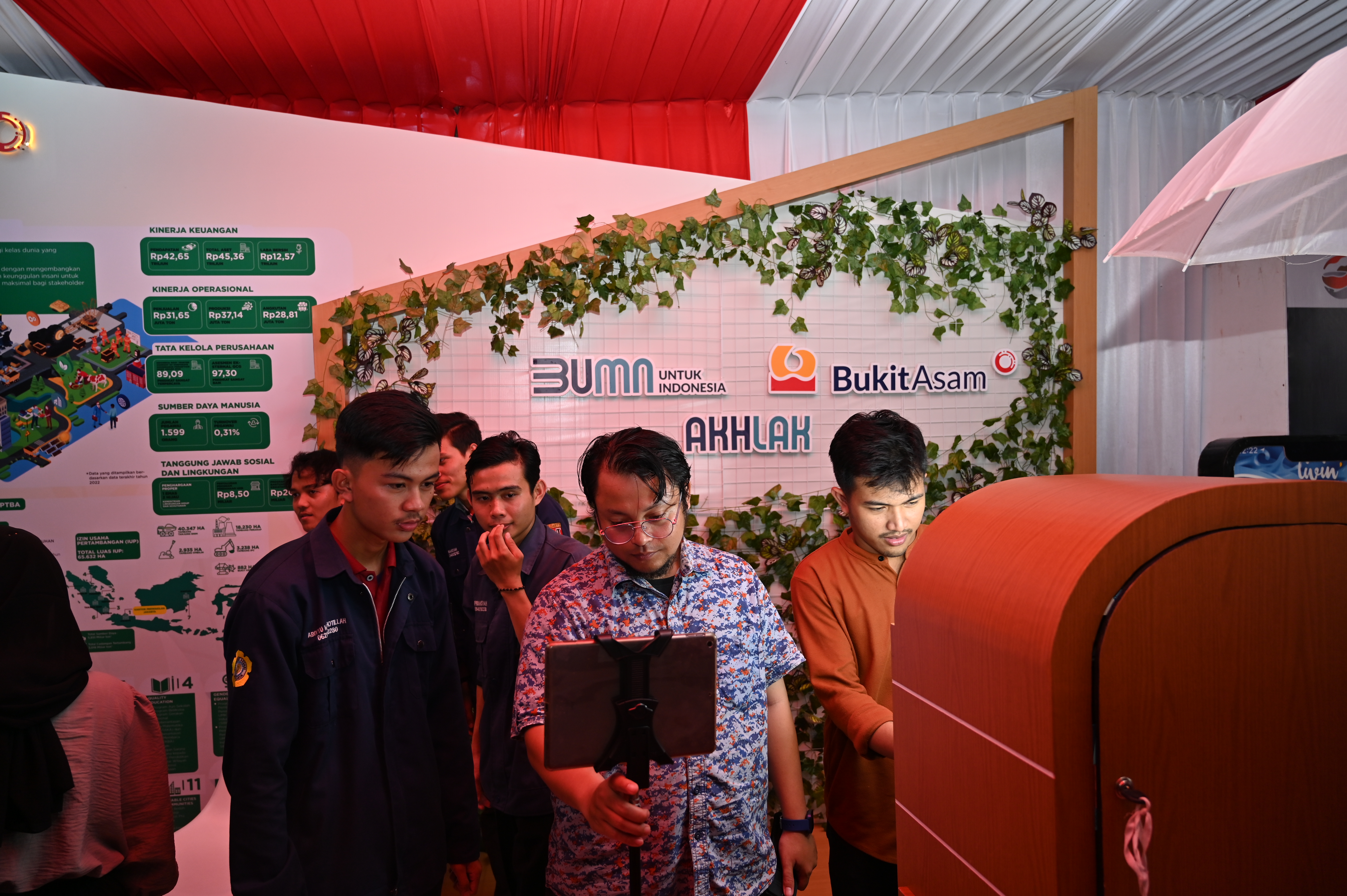 Kegiatan BUMN Goes To Campus yang digelar di Politeknik Negeri Sriwijaya (Polsri) Palembang