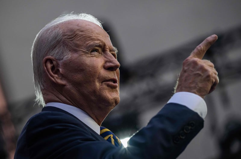 Presiden AS Joe Biden bertemu dengan pimpinan oposisi Belarus yang diasingkan Svetlana Tikhanovskaya di Vilnius.