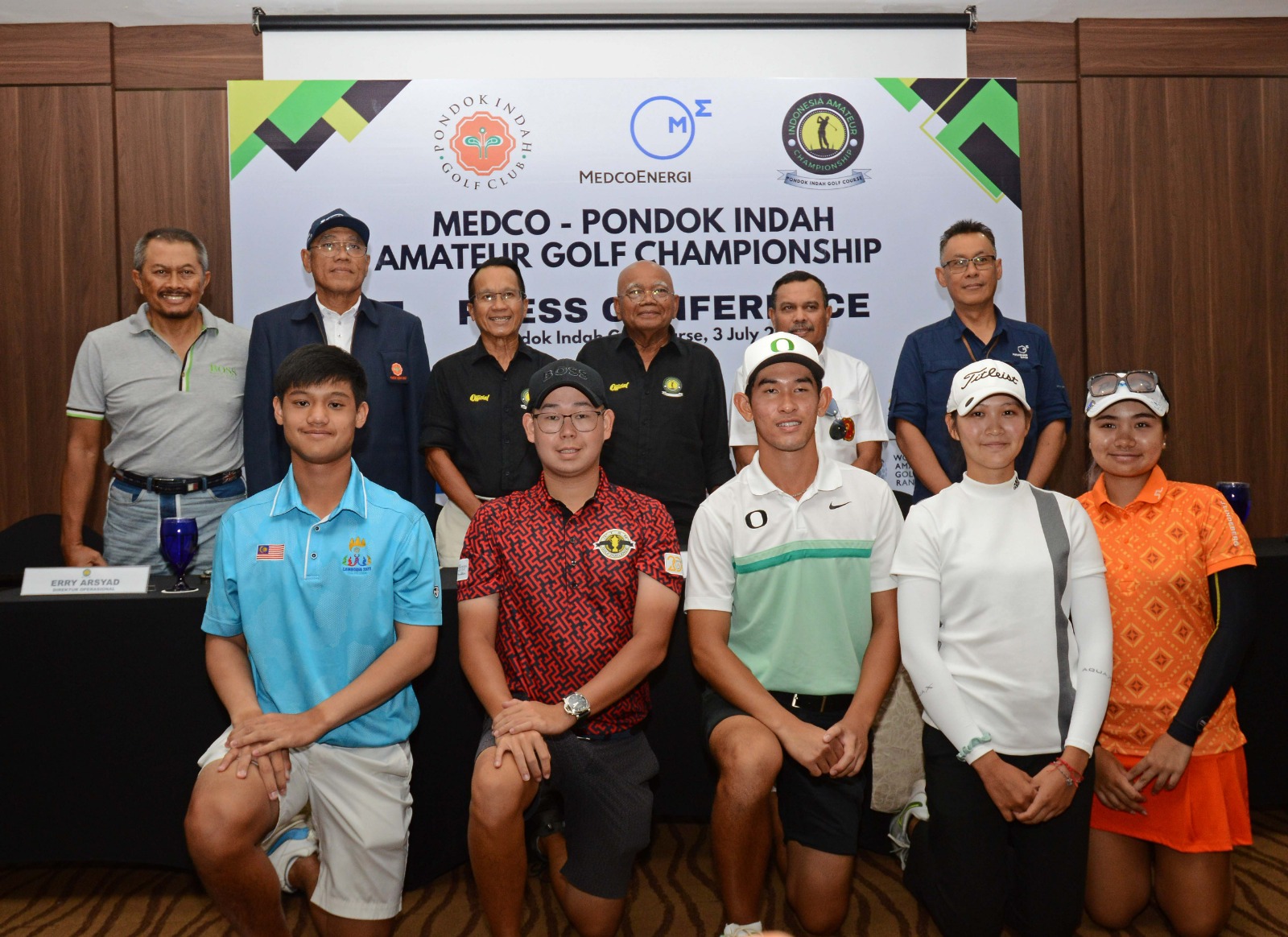 Sejumlah pegolf Indonesia yang akan tampil dalam turnamen Medco-Pondok Indah Golf Amateur Golf Championship 2023. 