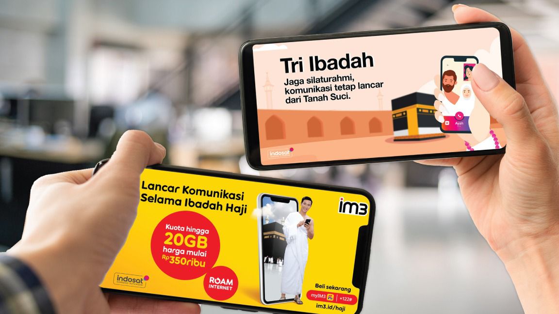 Ilustrasi layanan Indosat.