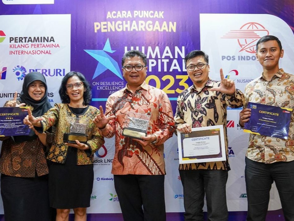 Fokus Perbaiki Kelola Karyawan, Pos Indonesia Raih Apresiasi