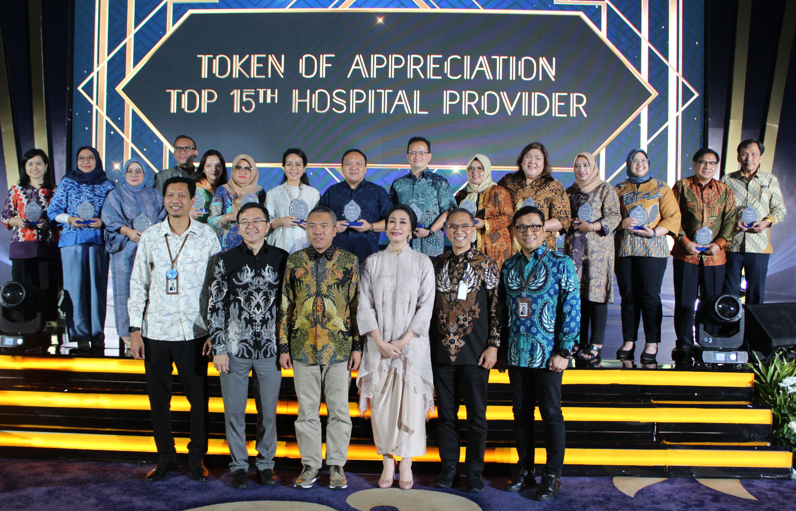 Acara malam apresiasi bertajuk “Top 15 Hospital Providers” 