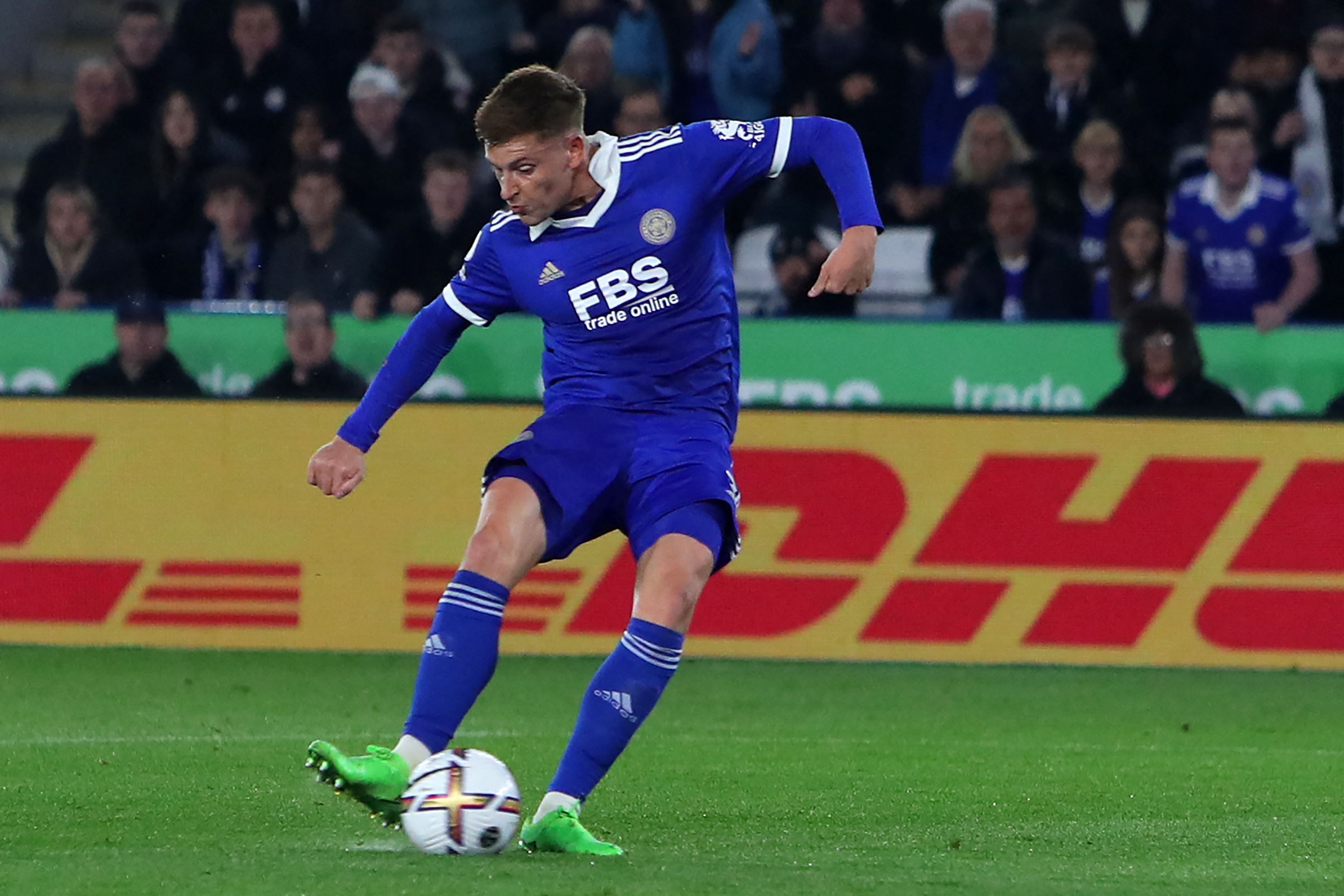 Gelandang Leicester City Harvey Barnes