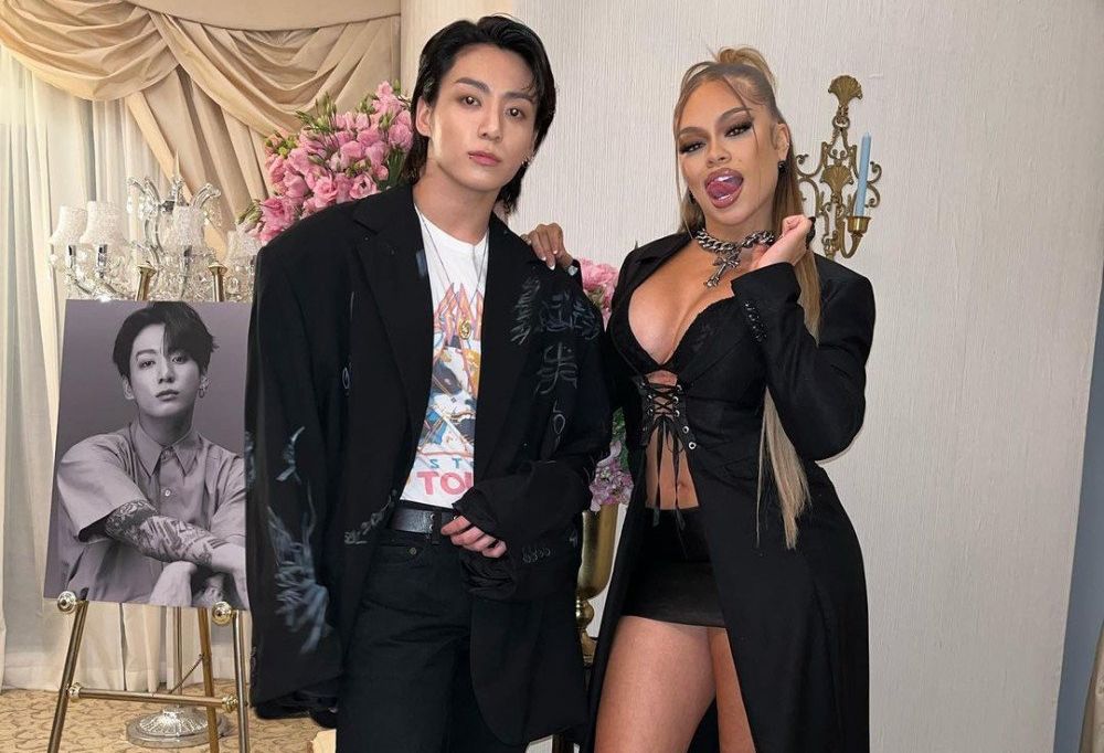 Foto Latto bersama Jungkook BTS 