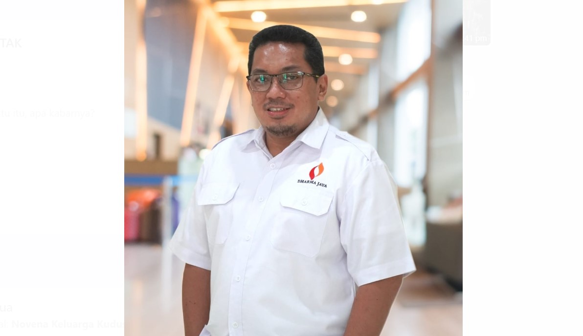 Direktur Utama (Dirut) Perumda Dharma Jaya Raditya Endra Budiman