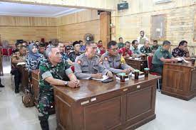 Rapat persiapan TMMD dan KBMKB di Klaten, Jawa Tengah