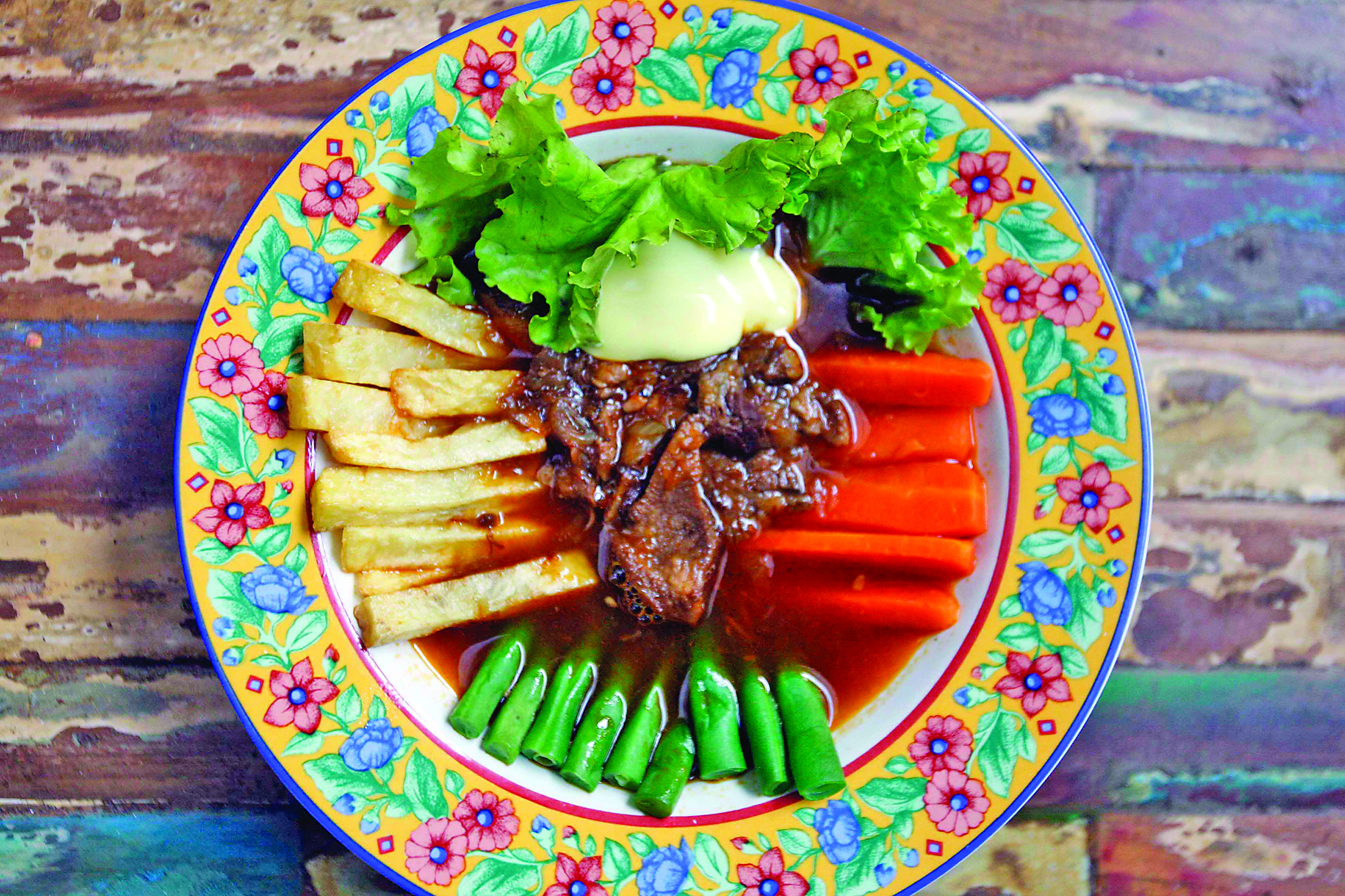 Selat Solo, sajian kuliner khas Kota Solo, Jawa Tengah. 