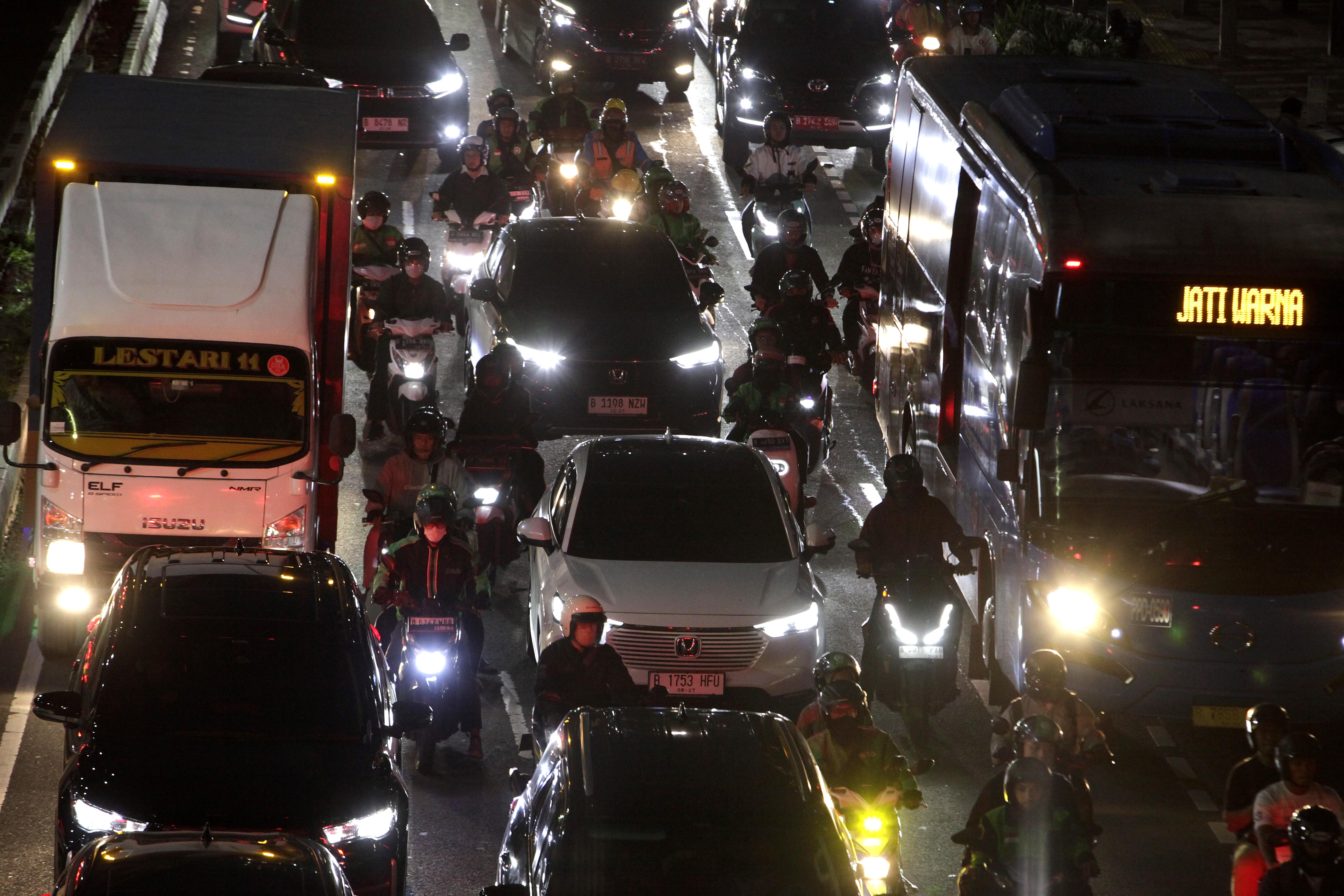 Kemacetan di Jakarta saat jam pulang kerja