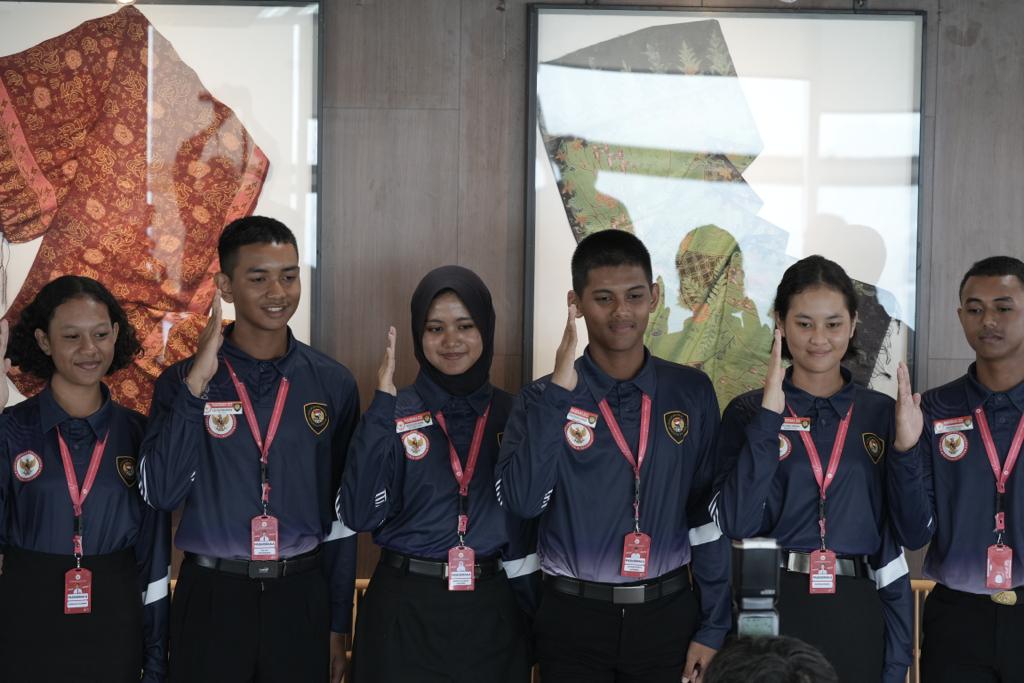 PASKIBRAKA 2023: Enam anggota paskibraka memberikan penjelasan kepada wartawan terkait suka dan duka mengikuti seleksi.