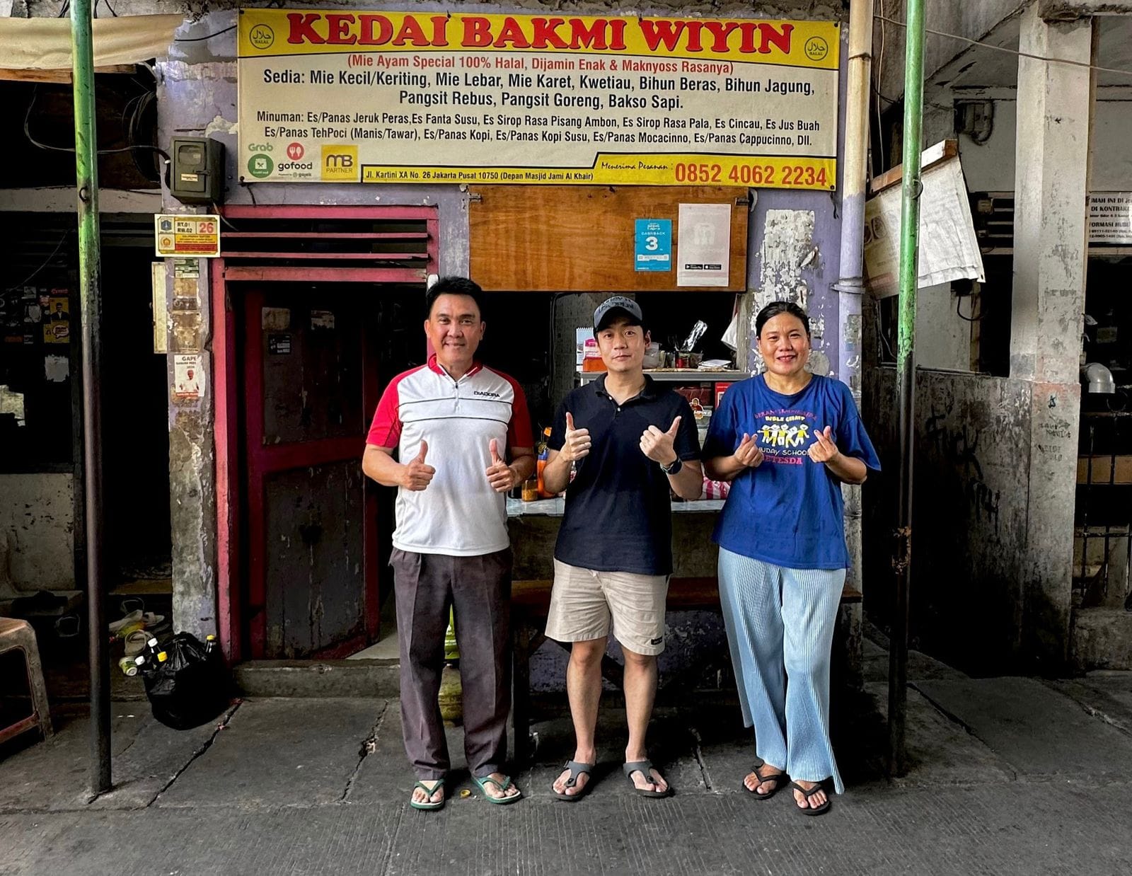 Billie Soetaman di Keadi Bakmi Wiyin