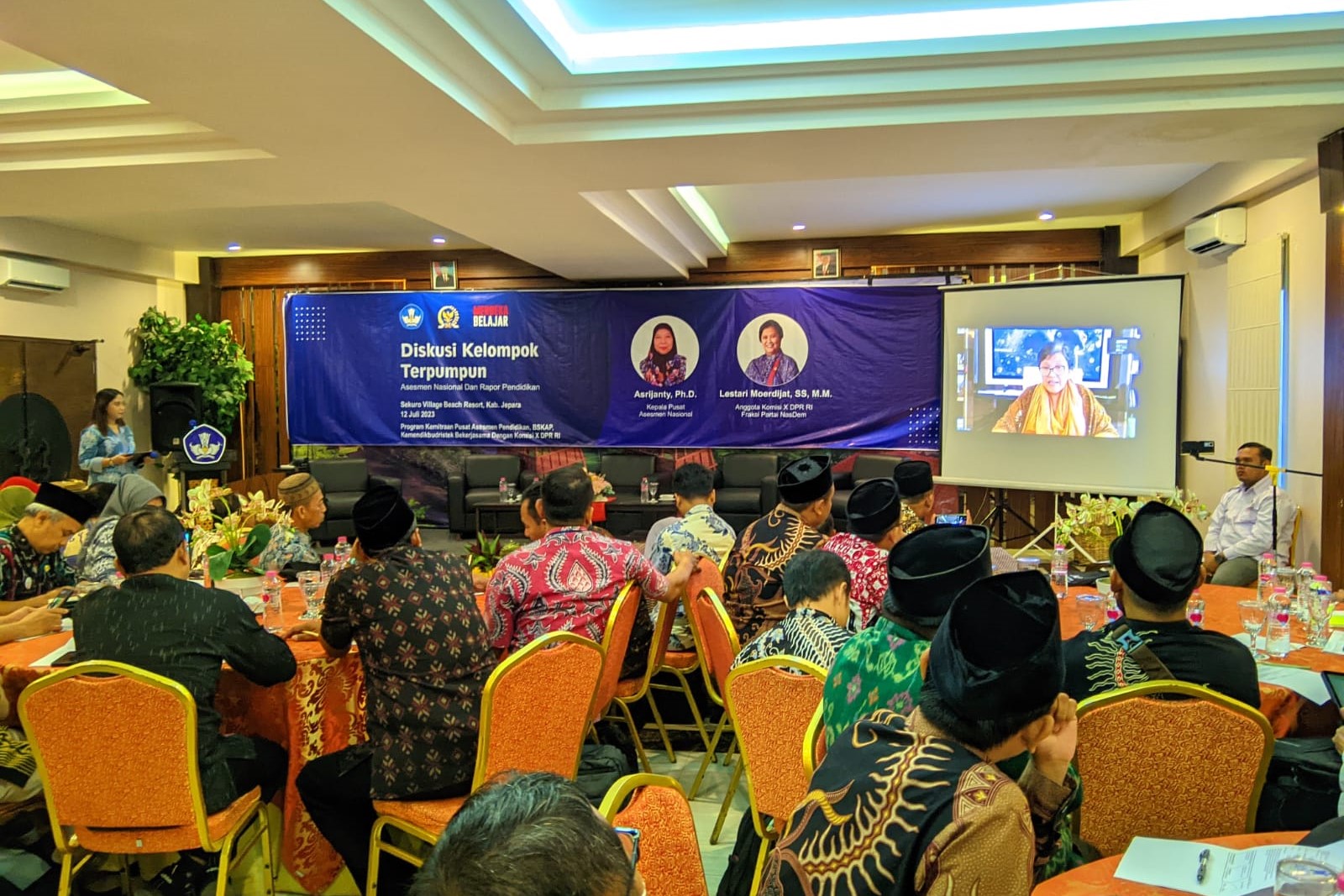 Diskusi Kelompok Terpumpun tentang Asesmen Nasional dan Rapor Pendidikan Tahun 2023.