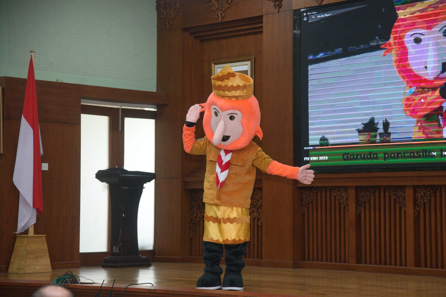 Maskot Kemah Bela Negara 2023, Atan.