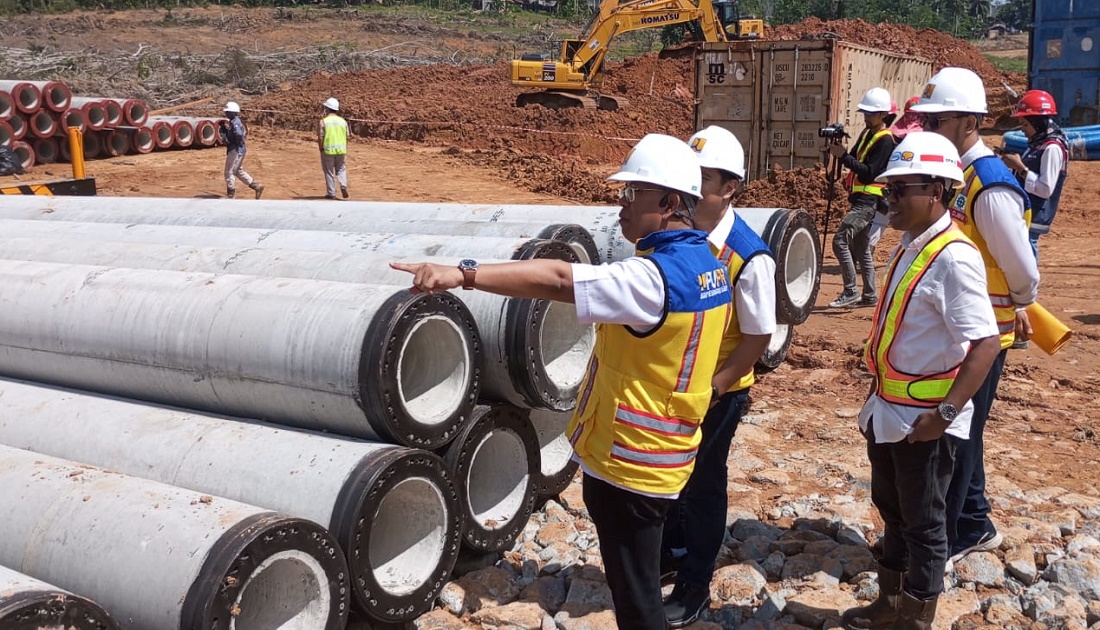 Mulai Dibangun, Jalan Tol Jambi Ditarget Lebaran 2024 Bisa Difungsikan