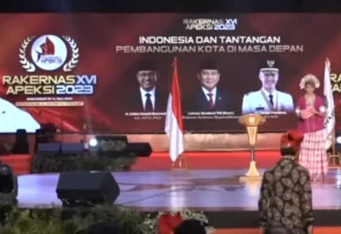 Tiga Bacapres Hadir di Rakernas XVI Apeksi di Makassar, Sulawesi Selatan 