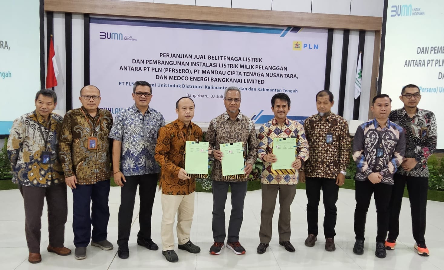 Perjanjian jual beli listrik Medco dan PLN