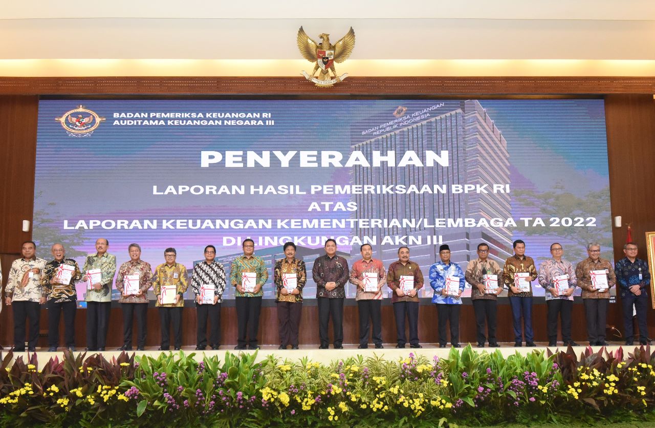 LAN  kembali mendapat opini Wajar Tanpa Pengecualian (WTP) Laporan Hasil Pemeriksaan (LHP) atas Laporan Keuangan 2022 dari BPK.